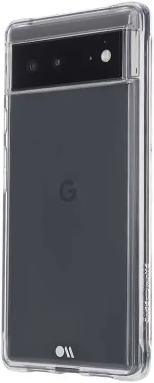 Case-Mate Anti-Microbial Tough Case For Google Pixel 6-Clear