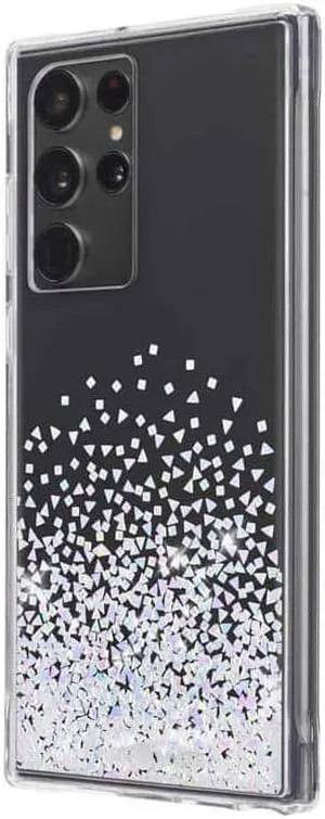Case-Mate Twinkle Diamond Ombre Case For Samsung Galaxy S22 Ultra- Clear