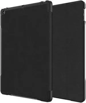 Verizon Folio Tablet Case + Screen Protector For Apple  iPad 7th/ iPad 8th 10.2 - Black