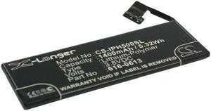 Battery Replacement for Apple MD637LL/A iPhone 5 16GB MD664LL/A ME486LL/A MD659LL/A A1429 MD636LL/A MD665LL/A MD656LL/A LIS1491APPCS 616-0612 P11GM8-01-S01 616-0613 616-0611 AAP353292PA 616-0610