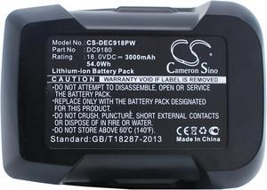 Battery Replacement for DeWalt DCD925 DCD925B2 DCD925KA DCD925N DC9180C DC9180 DC9182