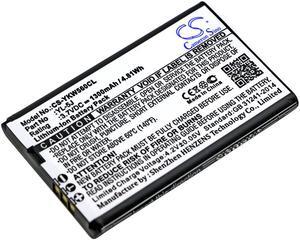 Battery Replacement for Yealink W56H W56P W60P W56h/p One Talk IP DECT YL-5J
