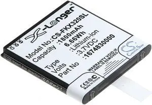 GPS Navigation Battery for Falk 1674830000 IBEX 25 Touring 32 CS-FKX320SL 1800mA