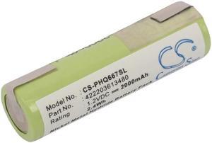 Battery for PHILIPS Wahl 422203613480 138-10584 93154-101 8550 Vision 180 PQ222