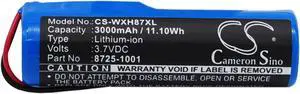 XL Battery for Wella 8725-1001 Black Eclipse 9 Clipper Shaver 93151-1021 3000mAh