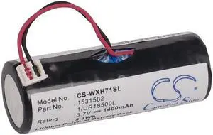 Shaver Battery for Wella 1/UR18500L 1531582 Xpert HS71 Profi HS75 3.7V 1400mAh