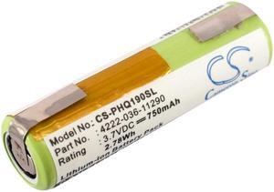 Battery for PHILIPS 4222-036-06410 036-11290 Norelco AT895 9170XL HQ9100 RQ1060