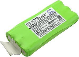 Battery for Ritron BPS-6N-MH BPS-6N-SC BPSJ-6N JMX 441D II IV Patriot SST 2000mA