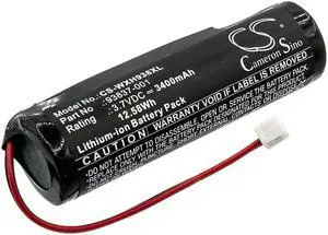 Battery for Wahl Beretto Black Stealth Super Taper Cordless 93837-001 3400mAh