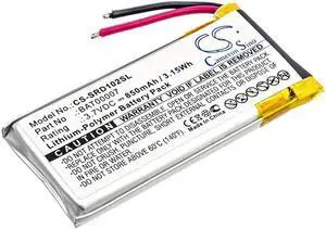 Estry Battery Replacement for Cardo Scala Rider Packtalk SRPT0102 Packtalk Duo BAT00007