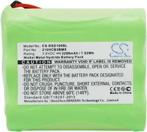 Estry Battery Replacement for Roberts SolarDAB radio Sports Dab1 Solar Dab 1 210HCB3BMX GPRHC212B