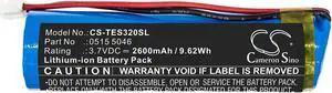 Estry Battery Replacement for Testo 320 Combustion Analyzer 0515 5046