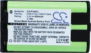 Estry Battery Replacement for KX-TG2302 KX-TG2347 KX-TGA549 KX-TGA248 KX-FGP379 KX-TG5561 KX-TG5428 KX-TGA523 KX-TG6502 KX-TGA235B KX-TG2356 KX-TG523 KX-TG2313 TYPE 29 HHR-P104A HHR-P104 P104A/1B