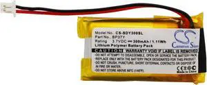 Estry Battery Replacement for DA YS-300 Bark Collar YS300 bark control collar BP-37Y BP37Y