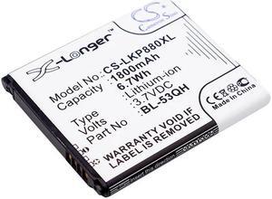 Estry Battery Replacement for LG F-160S F-160K P880 LGMS870 MS870 H420 P875 Optimus L9 Optimus LTE 2 VS930 Optimus F5 P760 F160L L20 Escape Optimus Vu II EAC61878603 EAC61878605 BL-53QH EAC61898401