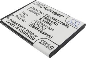 Estry Battery Replacement for GT-S5690 W SGH-T679 Wonder Transfix 730 Proclaim Wave 3 GT-S8600 SGH-S730G Xcover GT-I8150 Ancora EB484659VABSTD EB484659VA EB484659VUBSTD EB484659VU TH1B825AS/5-B
