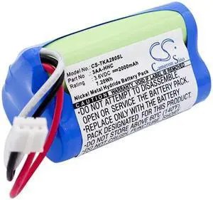 Estry Battery Replacement for TDK Life on Record A28 Life on Record A28 Trek Flex 3AA-HHC