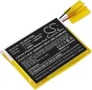 Estry Battery Replacement for SD Sansa Clip Clip Jam SDMX26 363830PL