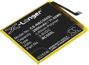 Estry Battery Replacement for Orbic Wonder RC555L A1203 ORB555LBVZPP RC555L