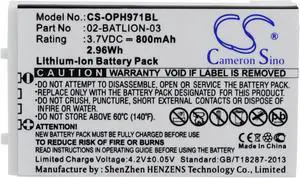 Estry Battery Replacement for Opticon OPL-9712 OPL-9713 OPL-9723 OPL-9724 OPL-9725 OPL-9727 OPL-9728 OPL-9700 OPL-7724 OPL-7734 11267 02-BATLION-03 ORBLIOP0012