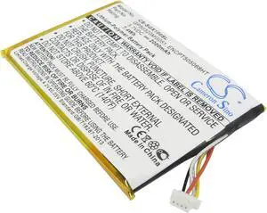 Estry Battery Replacement for SkyGolf SkyCaddie SGX SkyCaddie Breeze SGX SGXW SkyCaddie SGXw SkyCaddie SGX-W Rangefinder SkyCaddie SGX-W SkyCaddie SGX GPS Rangefinder ENCPT505068HT GPS0320MG051