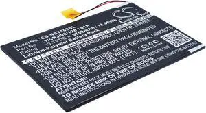Estry Battery Replacement for Nuvision Nuvision 10.1" TM1088C 1ICP3/90/128 1S1P