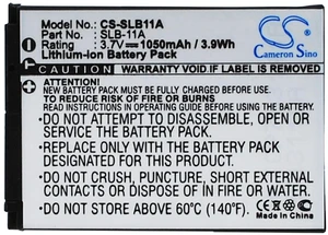 Estry Battery Replacement for CL65 WB600 ST5500 WB1000 WB5000 CL80 EA-SLB11A SLB-11A SLB11A Estry Battery Replacement for CL65 WB600 ST5500 WB1000 WB5000 CL80 EA-SLB11A SLB-11A SLB11A