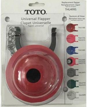 TOTO THU331S Authentic Replacement Vinyl Toilet Flapper Drake