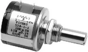 Vishay Spectrol 534-1-1-103 Potentiometer, Wirewound, 22Mm, 10Kohm, 5%, 2W