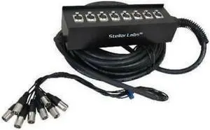 32' 8 Channel Box XLR Cable Snake