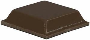 54-885-24 - FEET RUBBER SQUARE 13X6MM ADHESI ADHESIVE BLK (24 pcs/pkg)