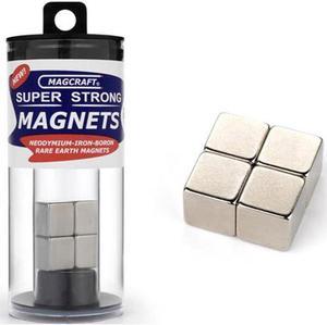 NSN0607 - MAGNET CUBE 12.7MM 1KG PULL FORCE RARE EARTH NEODYMIUM (4 pcs/pkg)