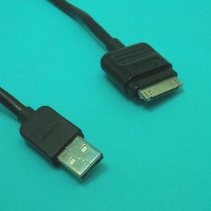 E346348 - USB CABLE A MALE TO 30P 6FT BLK IPHONE