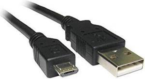CUSB2-MICB01 - USB CABLE A MALE TO MICRO B MALE 1FT BLACK