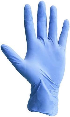 TZR-7484BM-100 - GLOVES NITRILE BLUE LARGE DISPOSABLE POWDER FREE