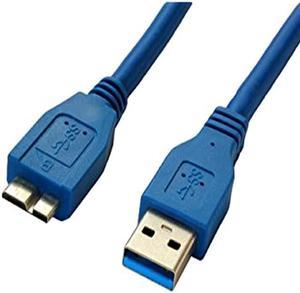 ADN-1958 - USB CABLE 3.0 A-MICRO B 3.0 M/M 15FT BLUE