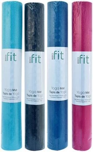 82879 - YOGA MAT 68X24IN 3MM THICK ASSORTED COLORS