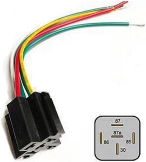 02761 - RELAY SOCKET AUTO 5P 80A W/12AWG WIRES