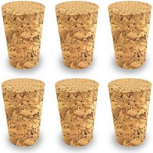 GC034C - CORK STOPPER TAPERED 20X15X30MM TALL #7 WIDTH (6 pcs/pkg)