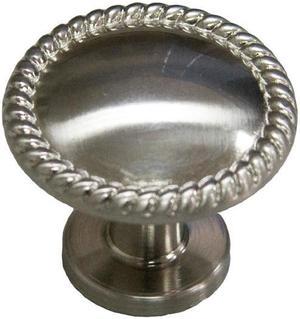 40919 - KNOB CABINET 1.25IN SATIN NICKEL FINISH