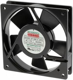 UF12B12 - FAN AC 115V 4.7X1IN BB .12A W/TAB 75CFM 2900RPM 42DB 14/11W