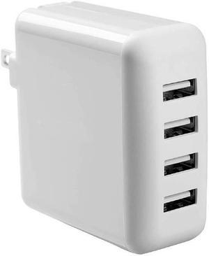 PDI.857 - USB WALL CHARGER 4PORT 5VDC 3A ASSORTED BLACK AND WHITE