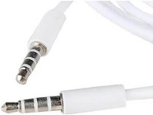 02771 - AUDIO VIDEO CABLE 3.5MM 4CPL/PL 3FT WHITE