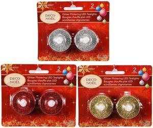 33227 - LED TEA LIGHT FLICKERING ASSORTED