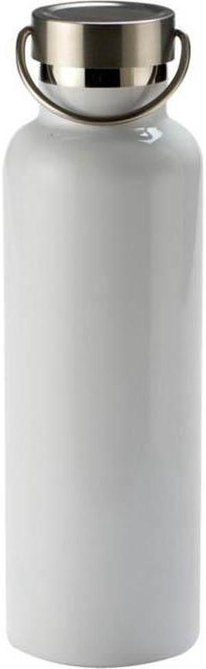 4423-012 - WATER BOTTLE 750ML STAINLESS STEEL DOUBLE WALL WHITE