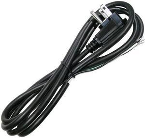 31-033RA-0 - LINE CORD 3/16 10FT RA PLUG BLK OPEN END SJT PLUG 5-15P