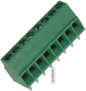 OSTVN08A150 - TERM BLOCK 8P PCST 2.54MM 18-30 AWG 6A/125V GRN SIDE ENTRY