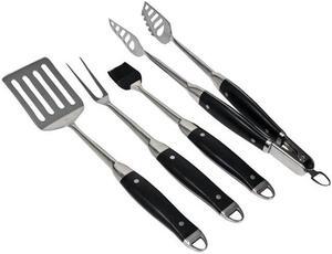 812-1028-F - BBQ TOOL SET STAINLESS STEEL 4PC/SET