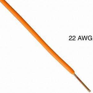 T1010-21-04 - WIRE SOLID 22AWG 100FT ORANGE