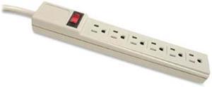 LTS-6CS1-4 - POWER BAR 6 O/LET SURGE PROTECT 4FT